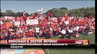 Almanyada Erdoğana Destek Mitingi