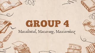 GROUP 4 ENGLISH REPORT VIDEO PRESENTATION