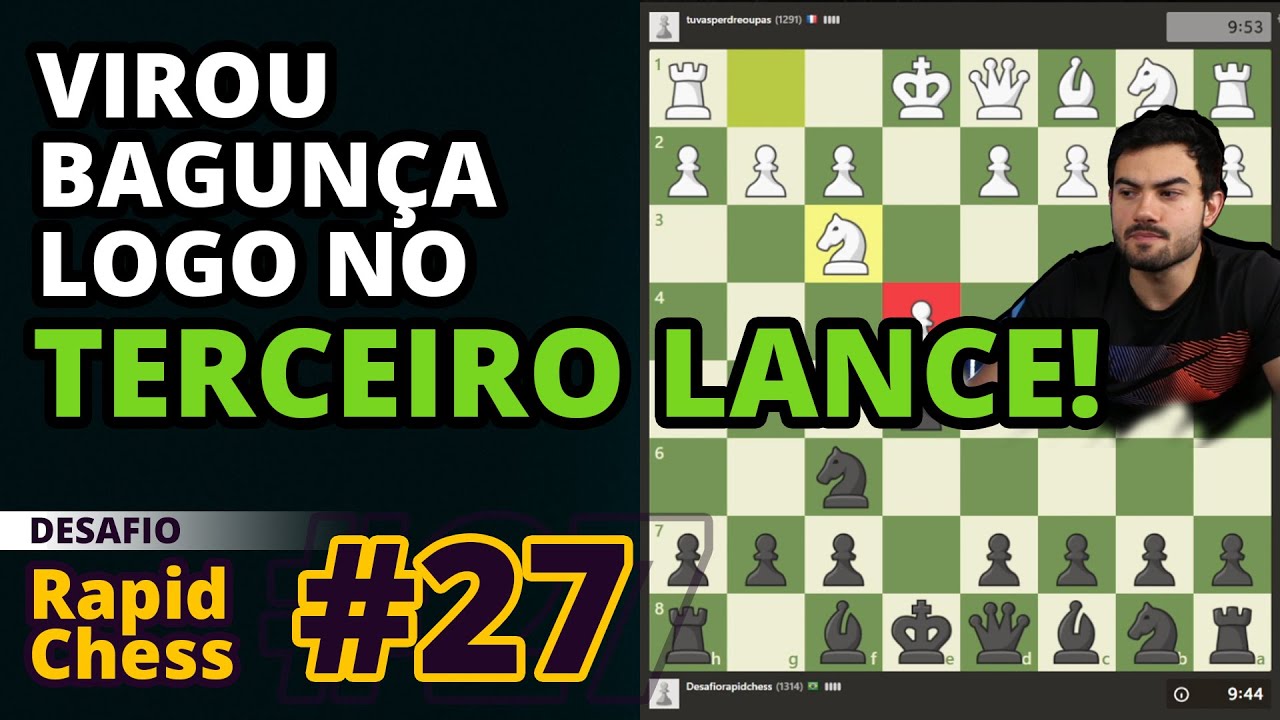 Aviso Live - GM Evandro Barbosa - ChessFlix