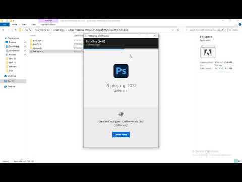 How To Install Adobe Photoshop 2022 With Source File | Bangla Tutorial