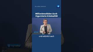 Organisiertes Verbrechen: So will die Bundesregierung dagegen ankämpfen #nachrichten #tagesschau