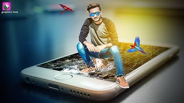 3d Mobile Pop Out Effect Photoshop Tutorial -Photoshop Tutorial Pop Out Effect-3d Pop Out photoshop
