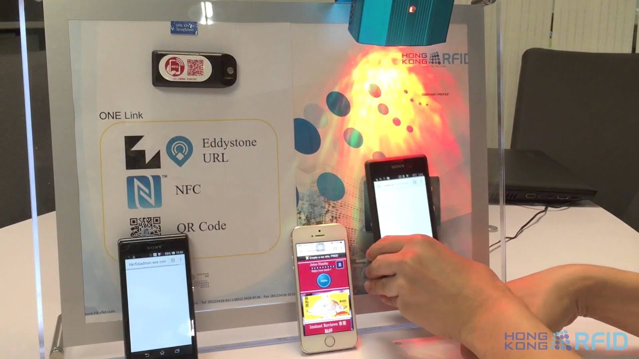 Eddystone, NFC, QR; 3in1 Smartposter with Cloud Content and Analytics; [English Subtitled]
