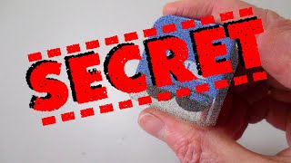 Leather edge blacking secret tool