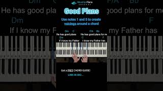 Good Plans - Red Rocks Worship | Piano Chord Voicings