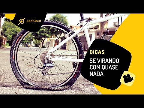 Vídeo: Como faço para consertar um pneu furado de bicicleta sem ferramentas?