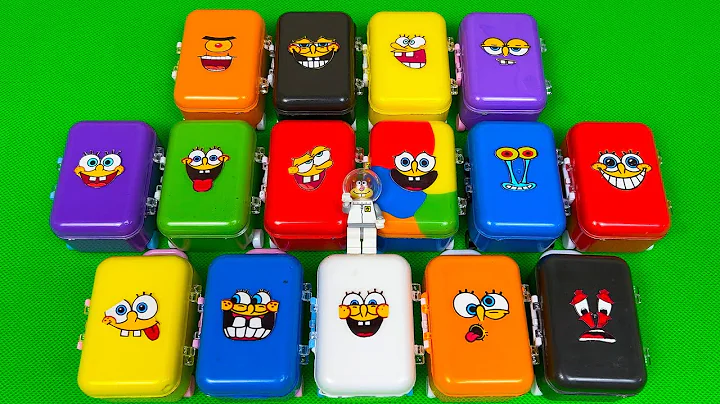 Spongebob Squarepants - Relaxing CLAY Coloring Wit...