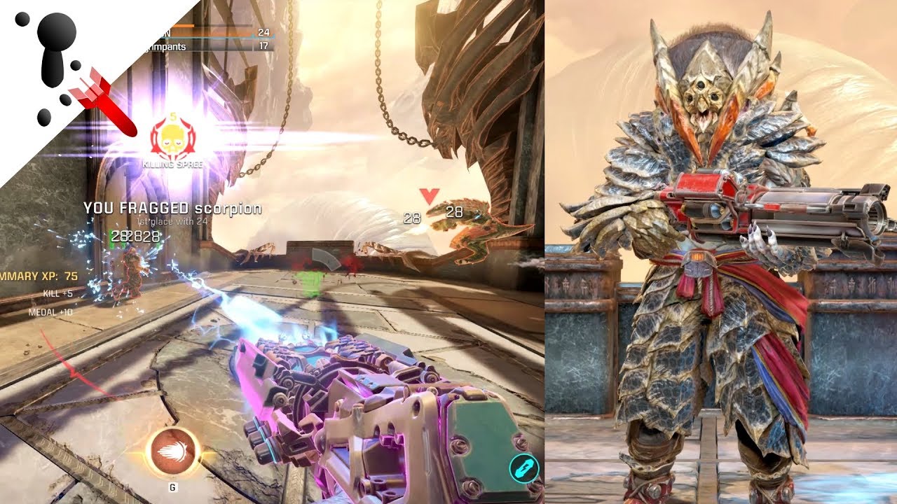 Quake Champions BETA FFA using SteelSeries Rival 310