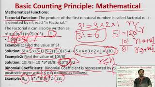 Combinatorics: Introduction, Counting Techniques, Pigeonhole Principle