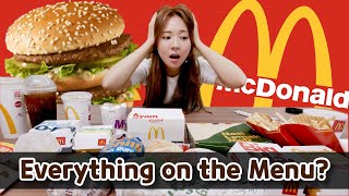 Korean Girls tried every menu at McDonald’s in Malaysia [Everything on the menu EP01]