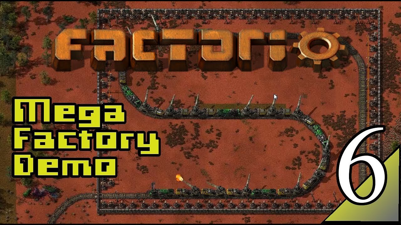 Factorio Mega Factory 6: Artillery Snake Train Of Doom! Let's Play ...