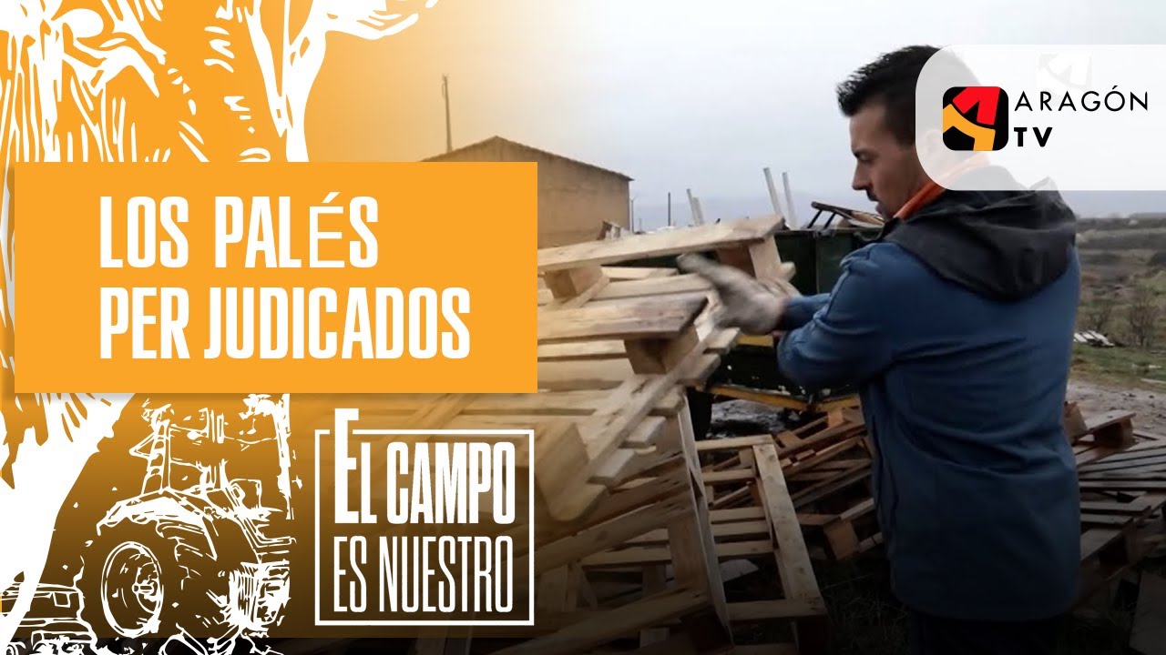 Los palés de Josema están un tanto perjudicados.