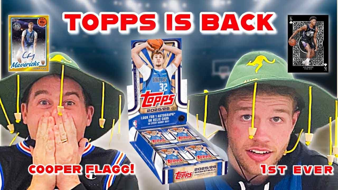 HUGE COOPER FLAGG PULL! Topps Basketball 2025-26 is back! 😱🔥🔥🔥