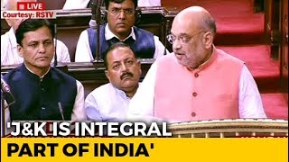 Union home minister amit shah presented two bills - one for the
extension of president's rule in jammu and kashmir reservation
(amendment) bill rajy...