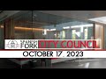 City Council • October 17, 2023