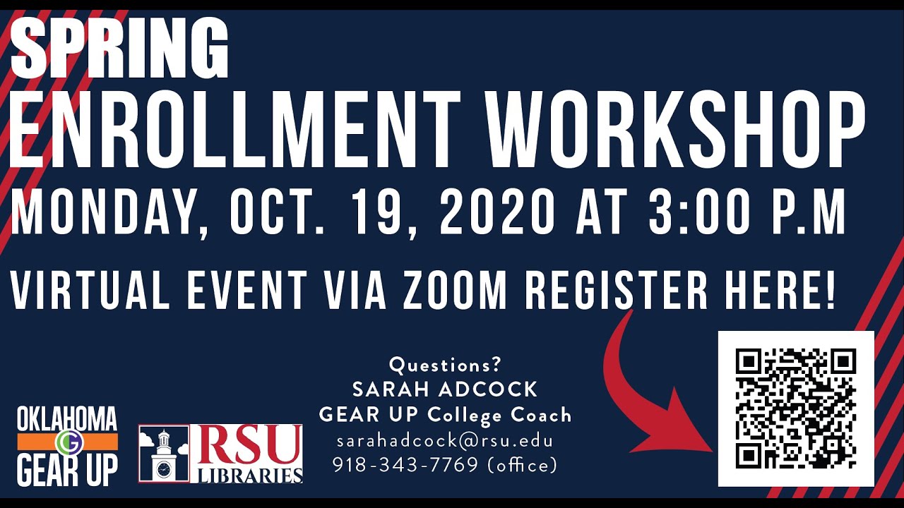 Spring 2020 Enrollment Workshop