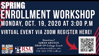 Spring 2020 Enrollment Workshop
