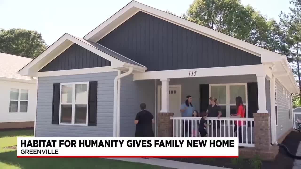 Habitat for Humanity gives Upstate family new home - YouTube