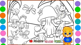 Drawing Game Ant Kingdom and Coloring screenshot 1