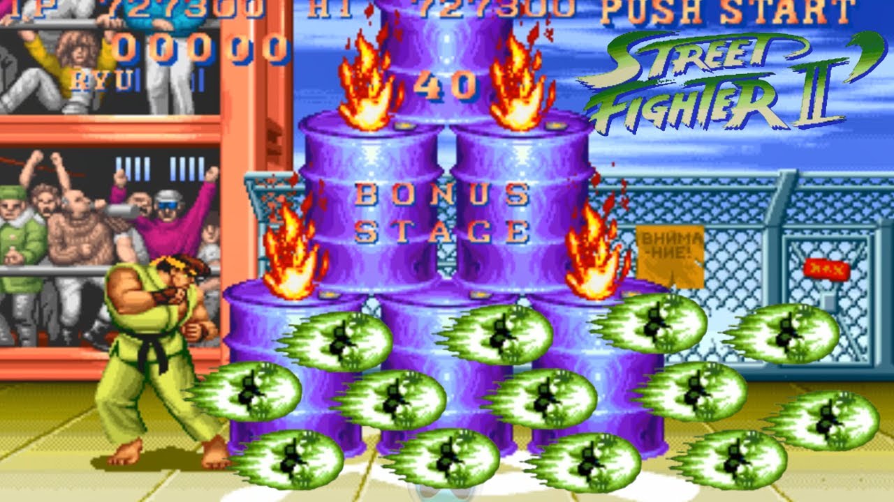 RYU Street Fighter 2' GREEN EDITION - YouTube
