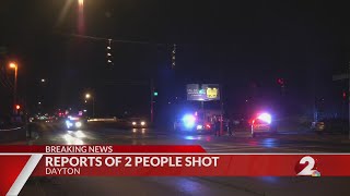 Reports of two people shot