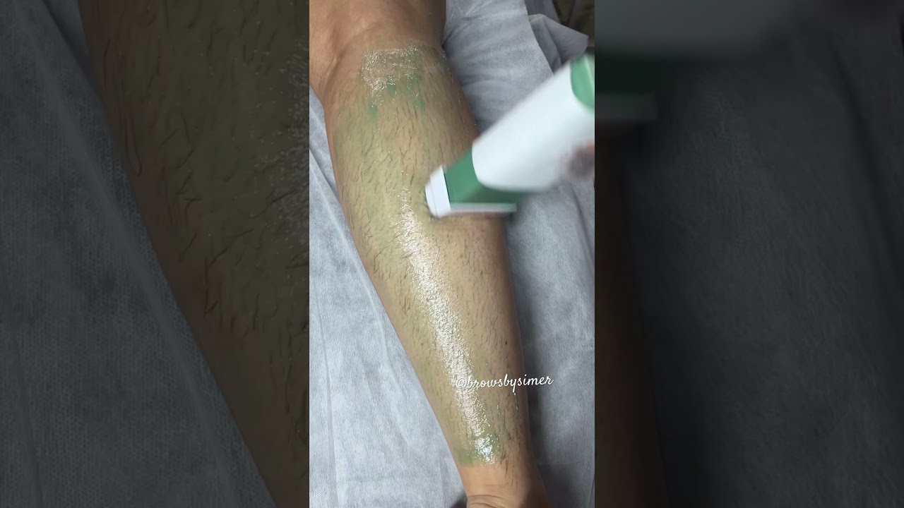 Satisfying leg waxing results 
