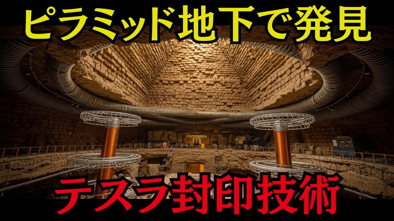 ピラミッド地下1200mで発見された