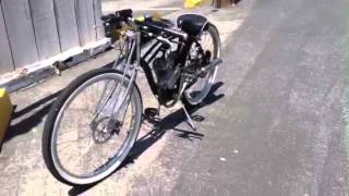 My motorized bicycle running vid - April 27th, 2013