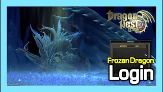 New Login Scene : Frozen Dragon / Dragon Nest Korea (2021 December) screenshot 3