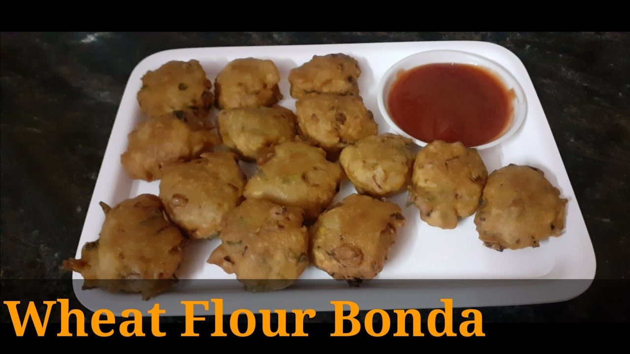 Easy and crispy Wheat Flour Bonda recipe in Tamil/ சுலபமான சுவையான முறுமுறு கோதுமை போண்டா OC115