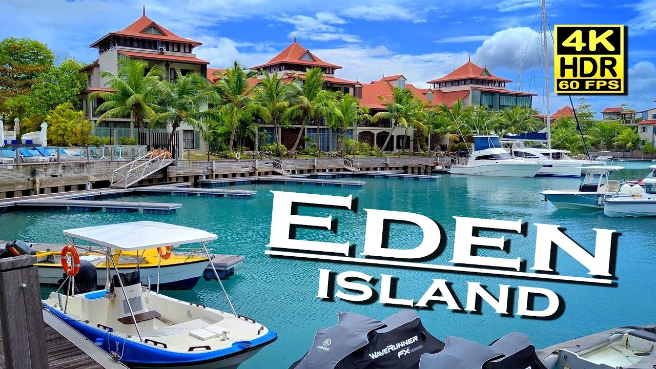 Eden Island | Seychelles Paradise | 4K 60fps HDR (UHD) Dolby Atmos 💖 The best places 👀 walking tour