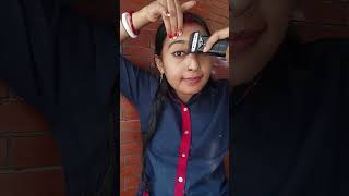 Indian Girl Eyebrow shaving #viralreels #funny #comedy