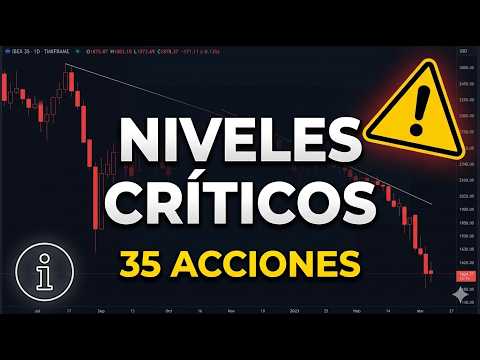 ⚠️ IBEX 35 en NIVELES CRÍTICOS: Análisis de las 35 acciones tras el cierre bajista (parte 1)