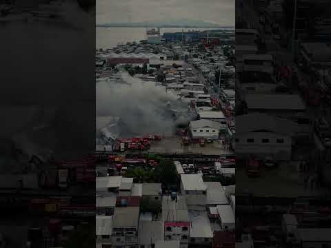 Incendio en Guasmo Norte movilizó a toda la ciudad
