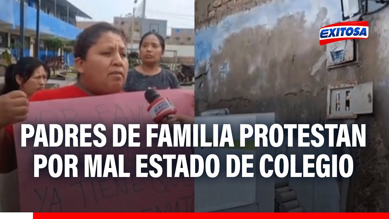 🔴🔵Surco: Padres de familia de la I.E. Mateo Pumacahua protestan por mal ...
