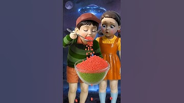 Squid Game AI Korean Snack Popping Candy ASMR #squidgame #squidgame2 #ai #asmr #aiviewpoint