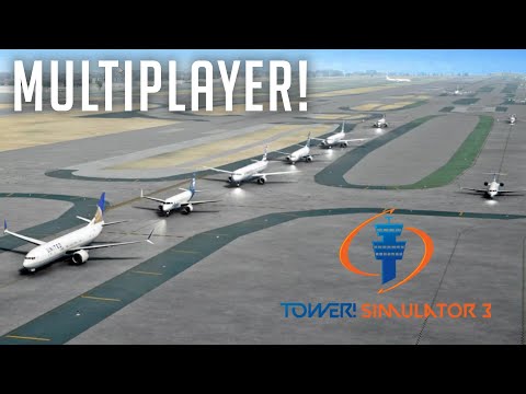 Morning Rush with Multiplayer at LAX | Tower! Simulator 3