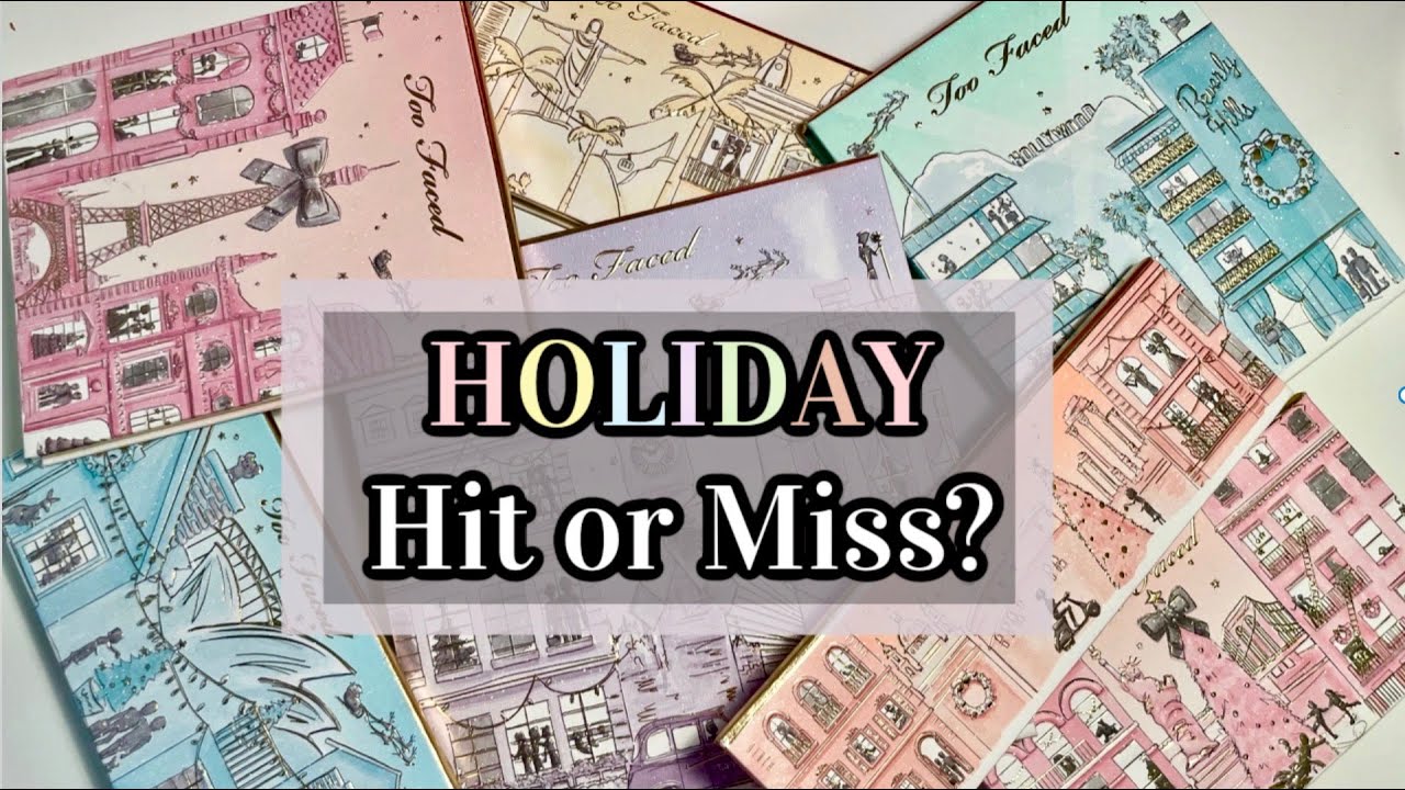 WHICH IS BEST? Too Faced Holiday Palettes 2021 YouTube