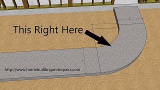 How to Calculate Amount of Concrete Used for Circular Shaped Walkway