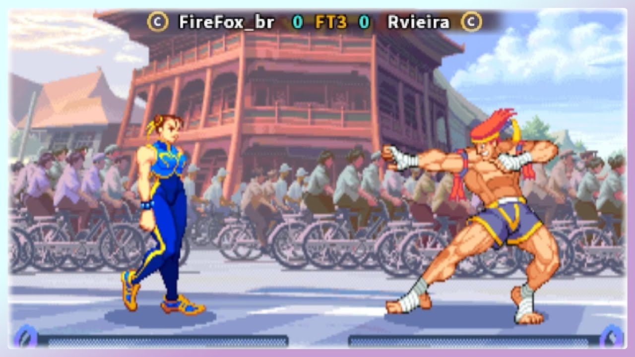 Arcade] Street Fighter Alpha 2 FireFox br VS Rvieira #retro