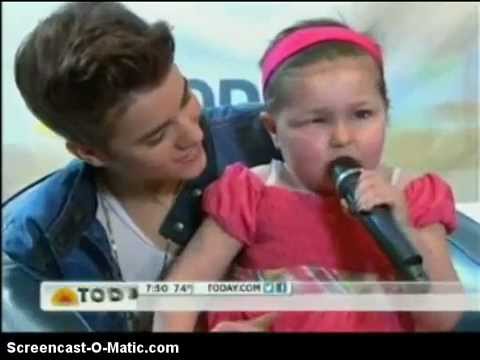 Justin Bieber and Avalanna (Mrs Bieber) - Today Show