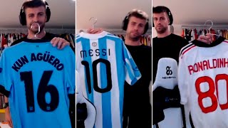 Piqué Muestra Su Espectacular Colección De Camisetas