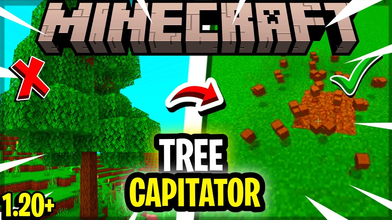 Download do Melhor Addon Tree Capitator Para o Minecraft PE 1.20 (Pelo ...