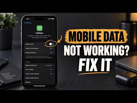 How to Fix Mobile Data Not Working After iOS 27 Update