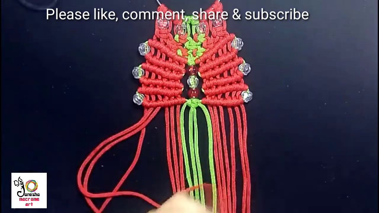 Simple Macrame Key Holder / How to make macrame keyholder - YouTube