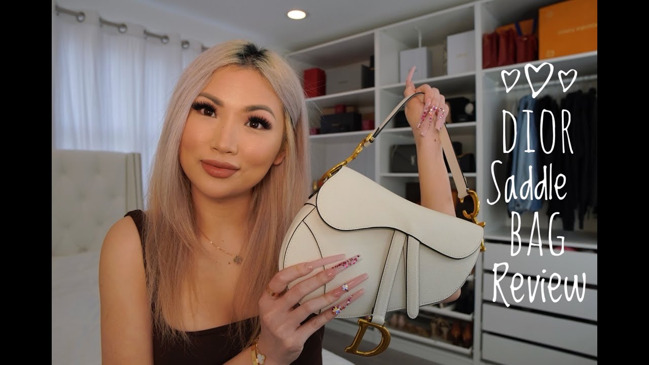 DIOR SADDLE BAG REVIEW What’s in my bag + styling YouTube