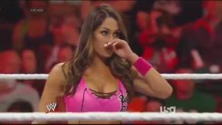 720Phd Raw Wwe Divas Handicap Match Nikki Bella Vs Alicia Fox & Aksana