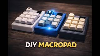 DIY Macropad with Microcontroller + OLED | Firmware &amp; VIA (Free Files)