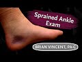 Sprained Ankle Exam with PA-C Brian Vincent | Expert Care at Tanner Clinic