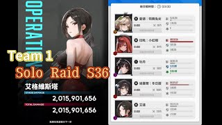 #nikke S36 Solo Raid (record video) team 1